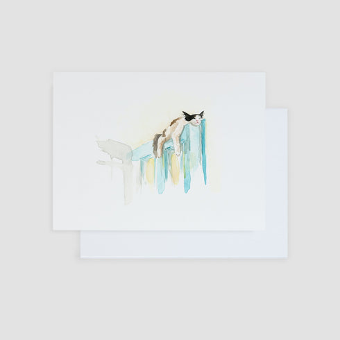 "SLEEPING LIKE A CAT" ARCHIVAL GICLEE PRINT